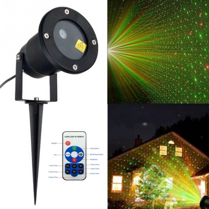 Proiector Laser Pentru Exterior, Rezistent La Apa Programabil Din Telecomanda Proiector Laser Pentru Exterior, Rezistent La Apa Programabil Din Telecomanda