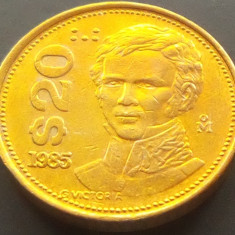 Moneda exotica 20 PESOS - MEXIC, anul 1985 * cod 3886