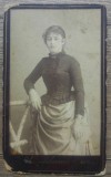 Portret doamna// CDV Wandelmann Berlad, Barlad, Romania 1900 - 1950, Portrete