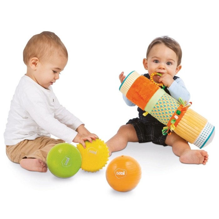 LUDI Set senzorial Tub + 3 mingi LUDI Set senzorial Tub + 3 mingi