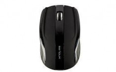 Mouse Serioux SRXM-RBM400W-BK, SERIOUX RAINBOW400 WR, USB, negru foto