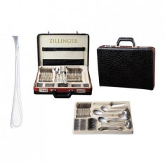 Set tacamuri din inox 72 piese, Zillinger, Vesta 850, diplomat foto