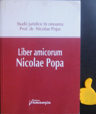 Liber Amicorum Nicolae Popa foto