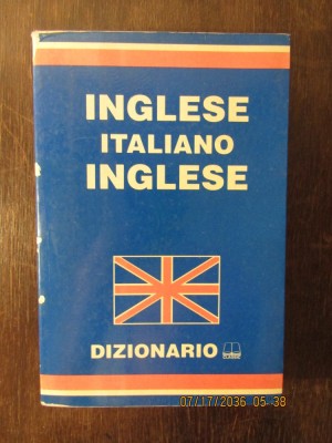 INGLESE -ITALIANO . DIZIONARIO foto