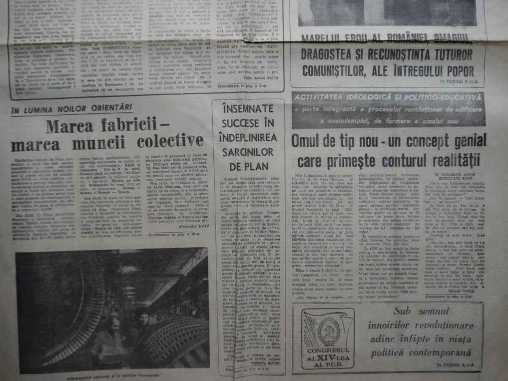 Ziarul Scanteia , an 1 , numarul 1 , serie noua , 1965 | Okazii.ro
