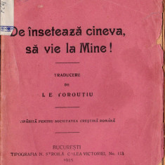 De însetează cineva, să vie la Mine !