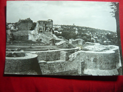Ilustrata Suceava - Ruinele Cetatii - circulat 1964 foto