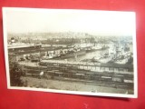 Ilustrata Genova - Portul circulat 1932 ,reclama liniara