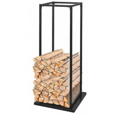 Rastel pentru lemne de foc, cu postament, 113 cm foto