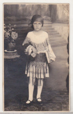 bnk foto - Fata in costum popular - Braila 1929 foto