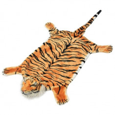 Covor model tigru din plu? 144 cm, maro foto
