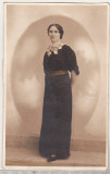 Bnk foto - Portret de femeie - Foto Zalevski Braila 1938, Romania 1900 - 1950, Sepia, Portrete