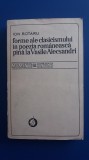 myh 712 - FORME ALE CLASICISMULUI IN POEZIA ROM PANA LA V ALEXANDRI -I ROTARU 79