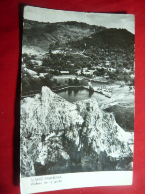 Ilustrata Slanic Prahova - Vedere de la Grota - RPR cca. 1965 foto