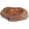 Chiuveta de baie din lemn de tec solid, 45 cm