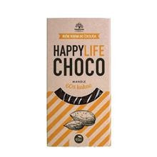 Ciocolata Vegana cu Cacao 60% si Migdale Bio 70gr Happy Life Cod: 8588005861359 foto