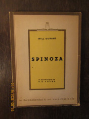 SPINOZA -WILL DURANT foto