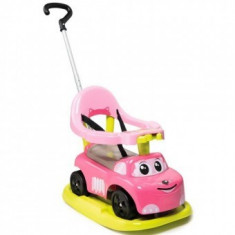 Masinuta de impins Smoby Fun Auto Rocking 4 in 1 Roz foto