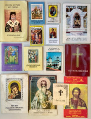 Lot carti religie crestin ortodoxa, rugaciuni biserica, acatist, paraclis, etc. foto