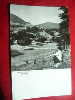 Ilustrata -Statiunea Climaterica - Colibita circulat 1963 foto