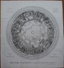 Gravura de secol 18, zodiacul de pe scutul lui Ahile