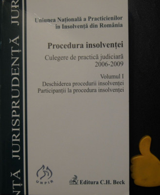 Procedura insolventei Deschiderea procedurii insolventei Participanti foto