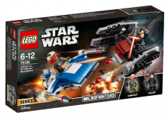 LEGO Star Wars - A-Wing contra TIE Silencer Microfighters 75196 foto