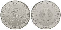 Germania moneda 10 euro 2012 Cu-Ni UNC in capsula - Organizatia Welthungerhilfe foto