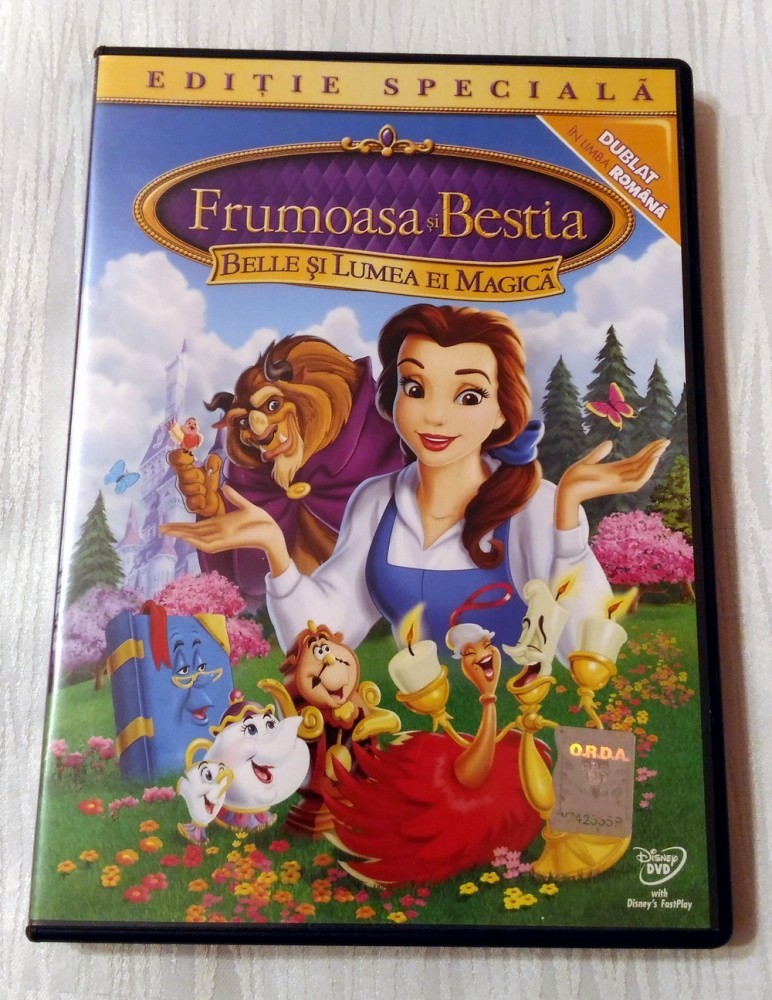 FRUMOASA ?I BESTIA 3: BELLE ?I LUMEA EI MAGICA [1998] (DISNEY ORIGINAL,  ROMANA) | arhiva Okazii.ro