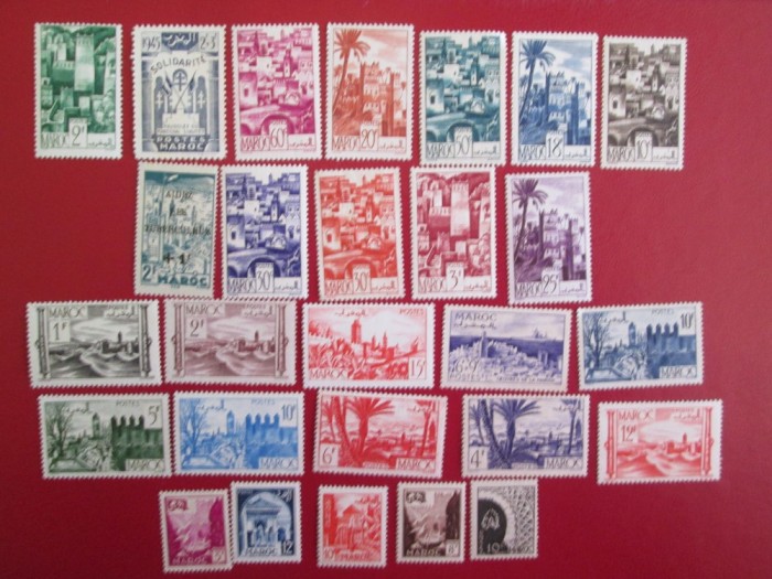 FRANTA COLONIE MAROC SERIE=MNH