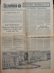 Ziarul Scanteia ,23 Martie 1965 ; Alegerea lui Ceausescu ca Prim Secretar al PMR foto