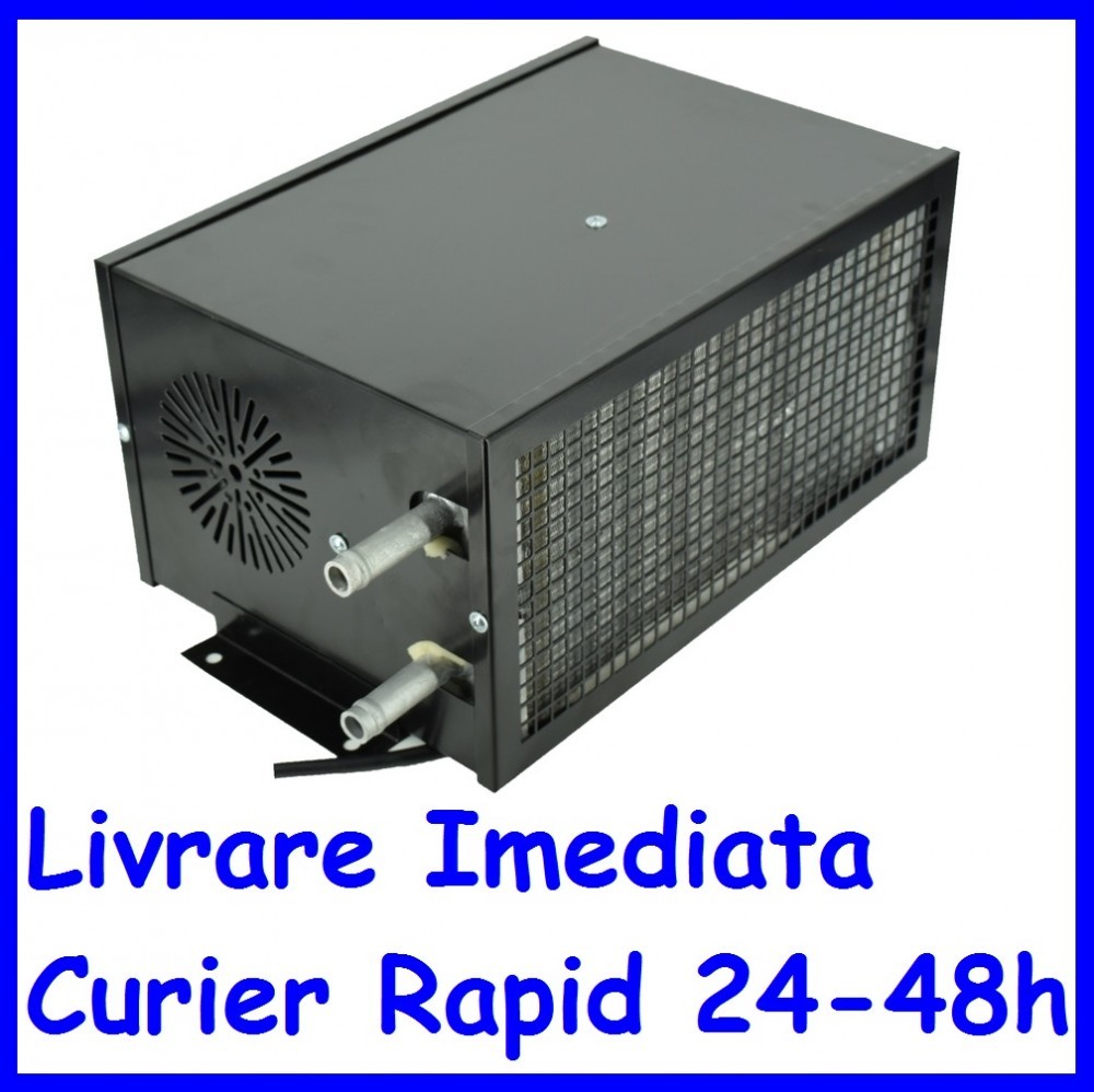 Aeroterma caldura pe baza de apa cu doua ventilatoare de 24V 36x19x26  AL140217-3 | arhiva Okazii.ro