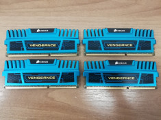 Kit Memorie Ram Corsair Vengeance 16 GB (4X4) 1600Mhz DDR3 Desktop. foto