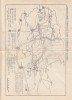 ROMANIA HARTA ITINERARIU OASTEA TUDOR VLADIMIRESCU BUCURESTI-ROMANIA DUPA 1918