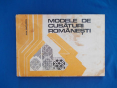 ANA PINTILESCU - MODELE DE CUSATURI ROMANESTI , 1977 foto