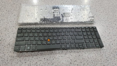 Tastatura laptop HP EliteBook 8760p 8760w 8770p 8770w noua si originala foto