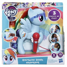 Rainbow Dash cu microfon, My Little Pony foto