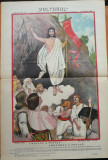 Ziarul Vulturul , nr. 102 din 1908 , cromolitografie mare ; Domnul Iisus