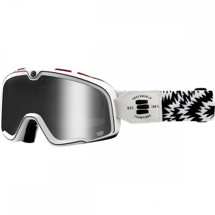 Ochelari ATV/cross 100% Barstow Death Spray Customs, sticla argintie Cod Produs: MX_NEW 26012452PE Ochelari ATV/cross 100% Barstow Death Spray Customs, sticla argintie Cod Produs: MX_NEW 26012452PE