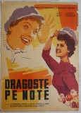 Cumpara ieftin Afisul filmului sovietic , Dragoste pe note , Kiev , anii 60 , afis dupa desen