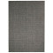 Covor aspect sisal de interior/exterior, 80x150 cm, gri inchis