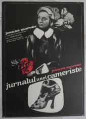 Afisul filmului francez , Jurnalul unei cameriste , de Louis Bunuel , anii 60 foto