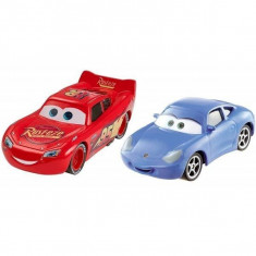 Set de masinute metalice Fulger McQueen si Sally Disney Cars 3 foto