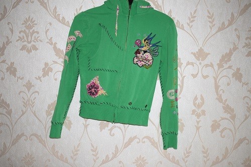 Hanorac verde marimea S