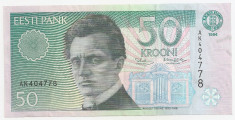 ESTONIA 50 KROONI 1994 XF foto