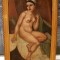Tablou nud, copie veche de epoca dupa C Ressu Aise, ulei pe panza 1929