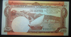 Yemen : 250 fils 1965 . UNC ( bancnota necirculata ) foto