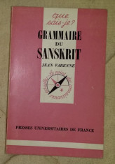 Grammaire du sanskrit / Jean Varenne foto