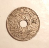 FRANTA 25 CENTIMES 1918