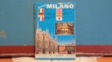 ITALIA - MILANO - 26 VEDERI DIN ORAS SI HARTA CU EXPLICATII PE VERSO IN LIMBILE